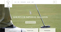 Desktop Screenshot of golfclubimperial.hu